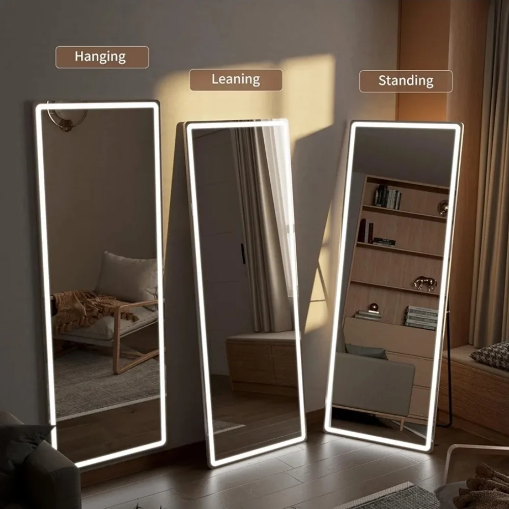 LED Full-Length Mirror with Touch Control